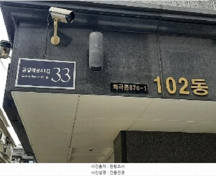 2025타경11008 서울특별시 강서구 곰달래로41길 33, 동양하우징 102동 4층 401호 다세대(빌라)[공급13평형] 경매 이미지