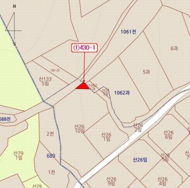 2024타경9556 경상북도 청도군 이서면 가금리 산26-10 임야 경매 이미지