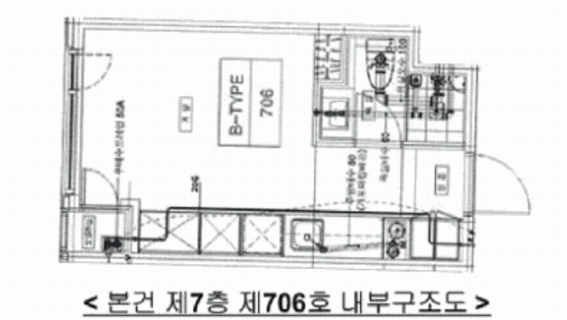 2025타경689 서울특별시 구로구 구일로 130, 퀸즈파크구일 7층 706호 오피스텔[계약10평형] 경매 이미지