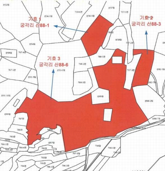 2026타경10 전라남도 순천시 주암면 궁각리 산88-1 임야 경매 이미지