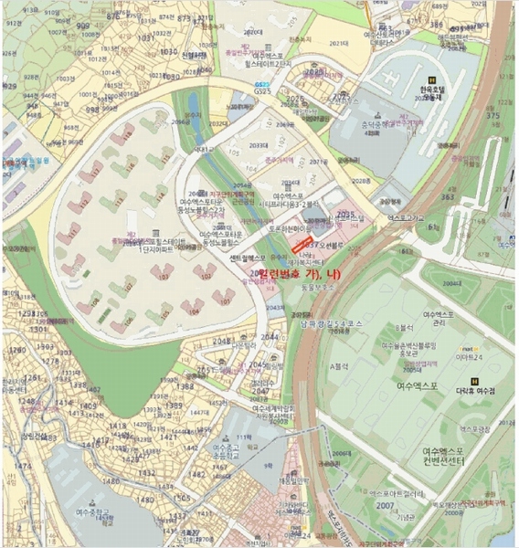 2026타경50130 전라남도 여수시 박람회길 36, 엑스포힐스테이트1단지아파트 1층 105호 근린상가 경매 이미지
