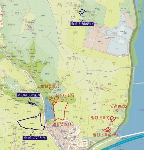 2025타경421 전라남도 광양시 진월면 신아리 22 농지 경매 이미지