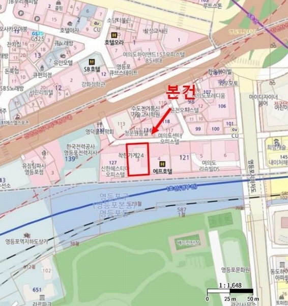 2025타경11102 서울특별시 영등포구 경인로108길 6(영등포동1가), 명남더블레스 10층 1013호 오피스텔 경매 이미지