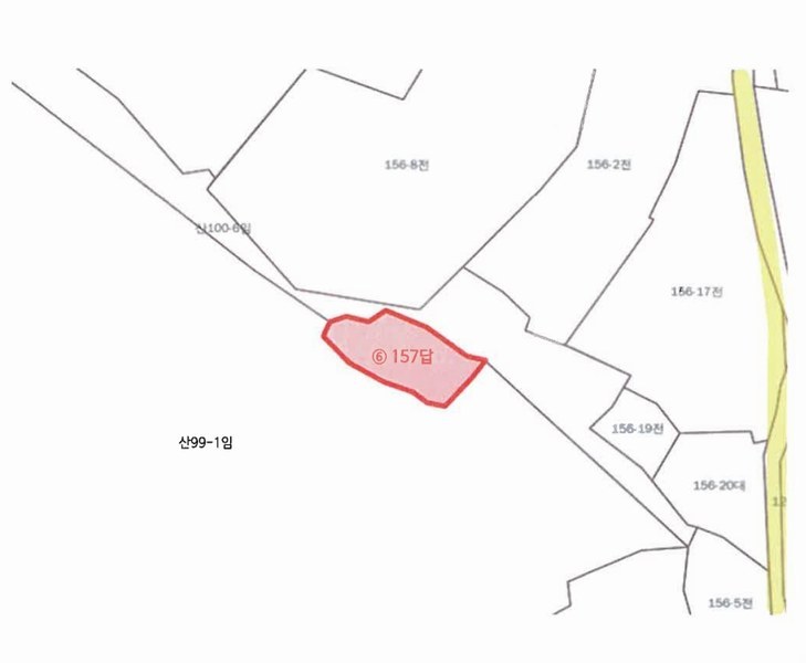 2025타경462 전라남도 신안군 자은면 한운리 157 농지 경매 이미지