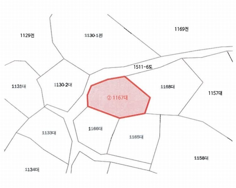 2025타경462 전라남도 신안군 암태면 기동리 1167 대지 경매 이미지