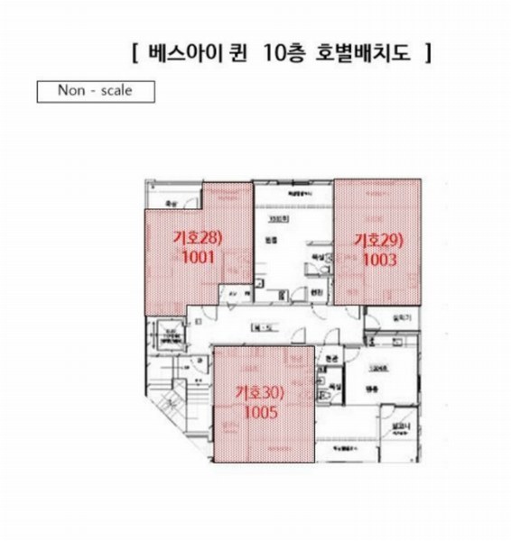2024타경60598 부산광역시 부산진구 서전로37번길 30, 베스아이퀸 10층 1001호 다세대(빌라)[공급12평형] 경매 이미지
