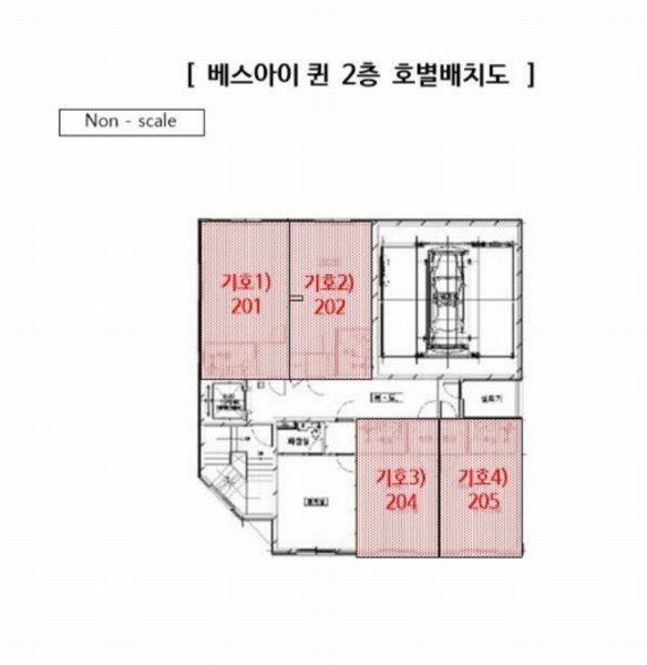 2024타경60598 부산광역시 부산진구 서전로37번길 30, 베스아이퀸 2층 205호 오피스텔[계약10평형] 경매 이미지