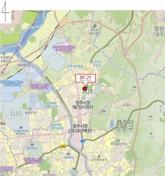 2024타경3704 충청북도 청주시 청원구 내덕동 412-75 대지 경매 이미지