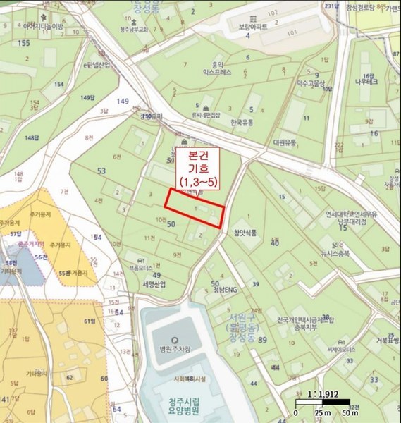 2025타경51757 충청북도 청주시 서원구 장성동 50-1, 신화보관소 벤츠S320 경매 이미지