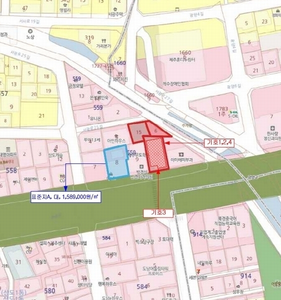 2024타경22995 제주특별자치도 제주시 삼도일동 559-10 숙박시설 경매 이미지
