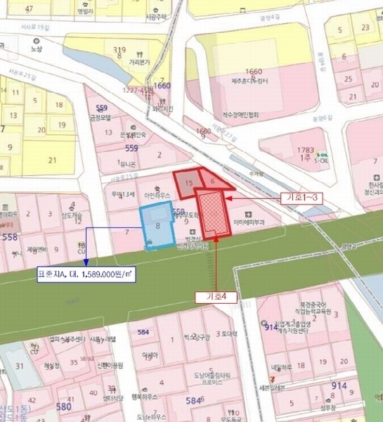 2024타경22995 제주특별자치도 제주시 삼도일동 559-10 숙박시설 경매 이미지