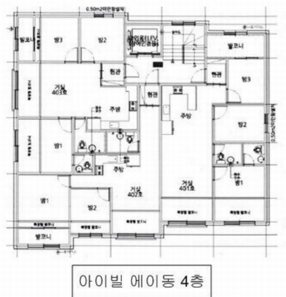 2025타경55465 경기도 수원시 권선구 세화로190번길 51, 아이빌 에이동 4층 402호 다세대(빌라) 경매 이미지