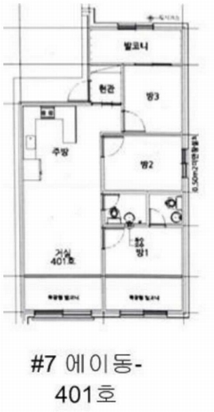 2025타경55465 경기도 수원시 권선구 세화로190번길 51, 아이빌 에이동 4층 401호 다세대(빌라)[공급18평형] 경매 이미지