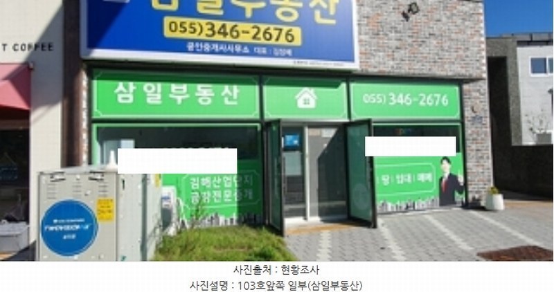2024타경6638 경상남도 김해시 진례면 테크노밸리로 25-8, 구분건물 1층 103호 근린상가 경매 이미지