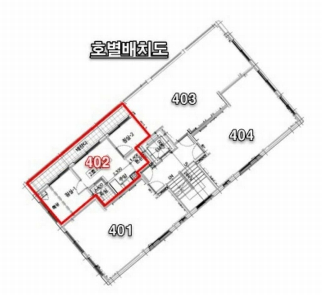 2024타경139454 서울특별시 금천구 독산로62길 32, 스위트하우스 4층 402호 다세대(빌라)[공급10평형] 경매 이미지