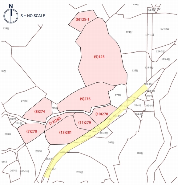 2024타경2506 충청북도 충주시 엄정면 유봉리 125 농지 경매 이미지