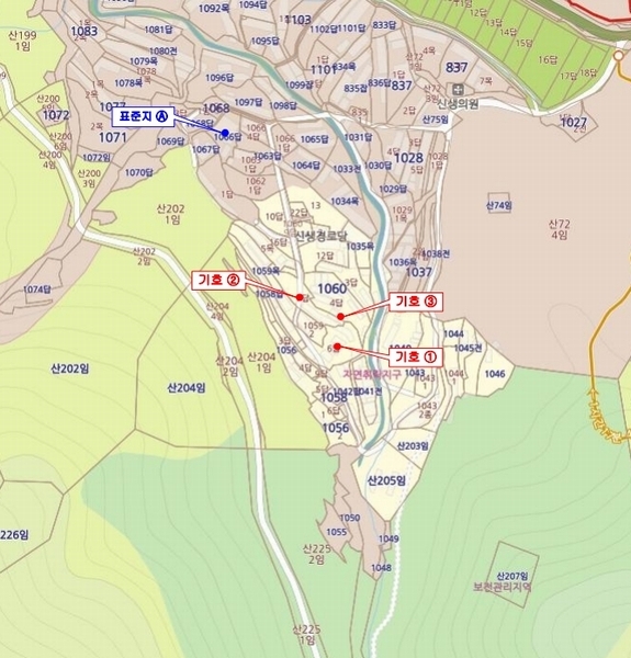 2025타경10176 경상남도 밀양시 무안면 마흘리 1060-7 농지 경매 이미지