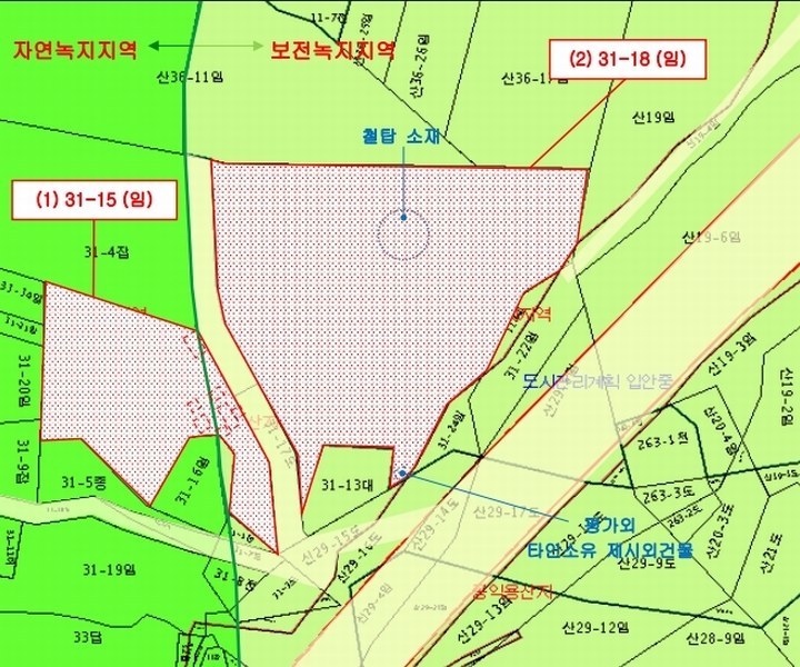 2024타경103828 부산광역시 기장군 장안읍 길천리 31-18 임야 경매 이미지