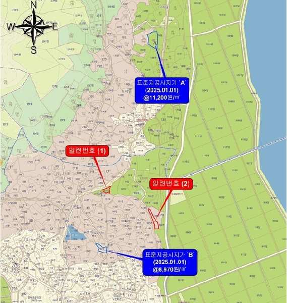 2025타경1733 전라남도 해남군 문내면 고평리 169 농지 경매 이미지