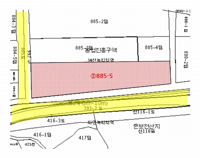 2025타경50595 전라남도 진도군 고군면 석현리 885-5 농지 경매 이미지