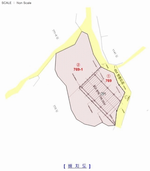 2025타경50567 전라남도 해남군 계곡면 당산리 769-1 농지 경매 이미지