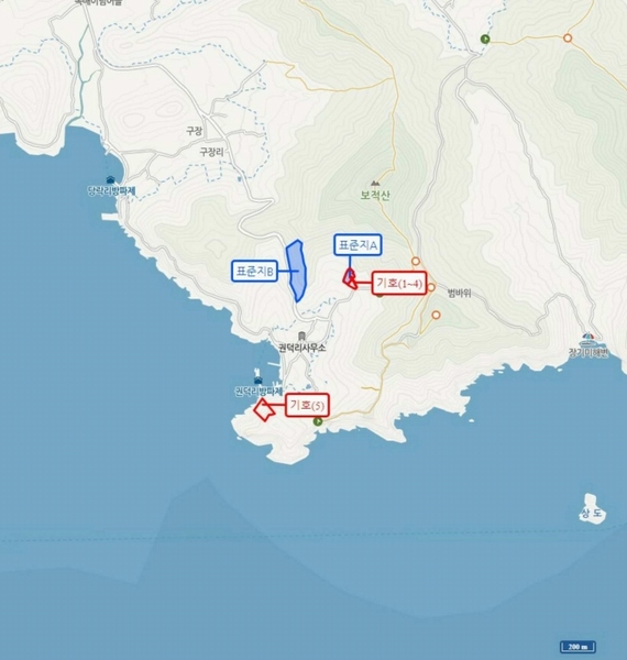 2025타경50535 전라남도 완도군 청산면 읍리 산374-2 임야 경매 이미지