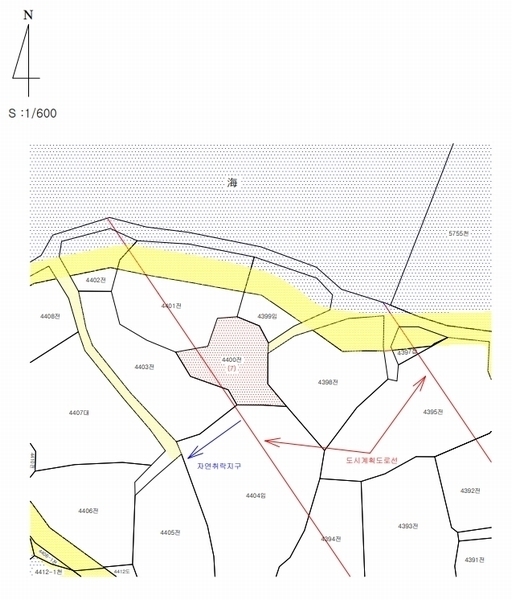 2025타경1486 제주특별자치도 제주시 화북일동 4400 농지 경매 이미지
