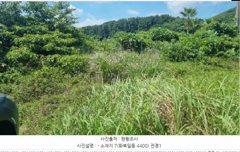 2025타경1486 제주특별자치도 제주시 화북일동 4400 농지 경매 이미지