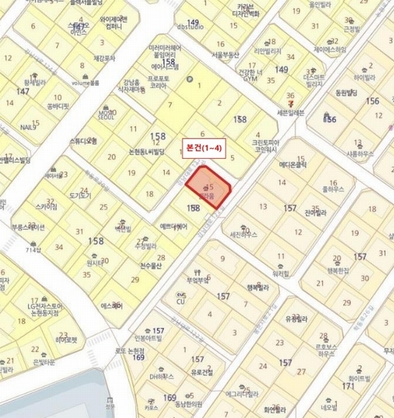 2025타경103041 서울특별시 강남구 강남대로122길 61-1(논현동), 벨라움 4층 403호 다세대(빌라) 경매 이미지