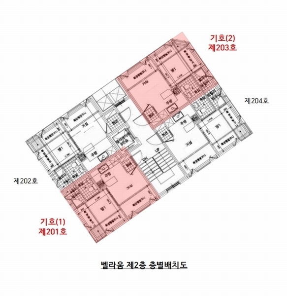 2025타경103041 서울특별시 강남구 강남대로122길 61-1(논현동), 벨라움 2층 203호 다세대(빌라) 경매 이미지
