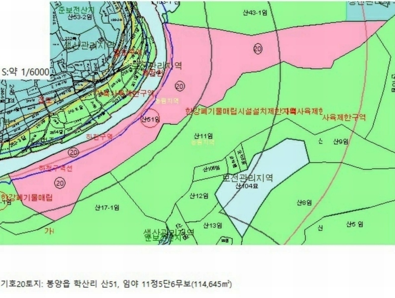 2025타경5339 충청북도 제천시 봉양읍 학산리 산51 임야 경매 이미지