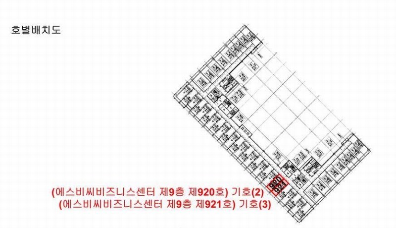 2025타경891 경기도 평택시 고덕여염로 118, 에스비씨비즈니스센터 9층 921호 아파트형공장 경매 이미지