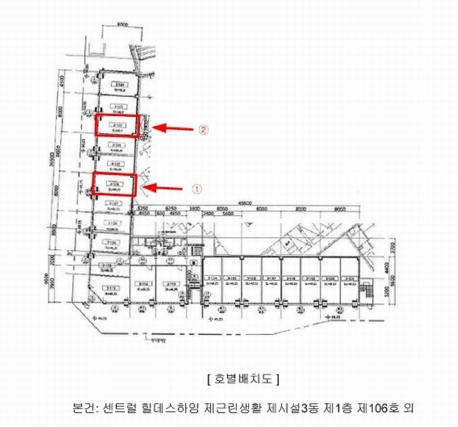 2025타경51948 충청북도 청주시 상당구 용담로 50, 센트럴힐데스하임 근린생활시설3동 1층 103호 근린상가 경매 이미지