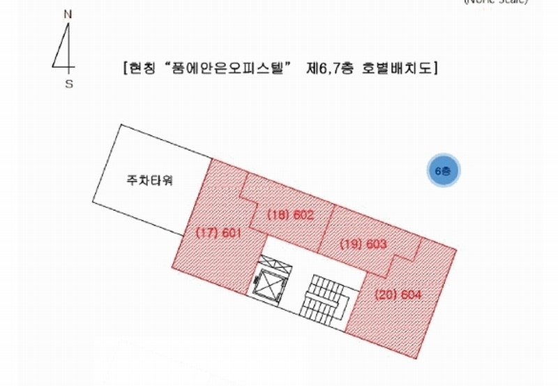2024타경61119 부산광역시 금정구 동현로16번길 88, 품에안은오피스텔 6층 603호 오피스텔[계약7평형] 경매 이미지