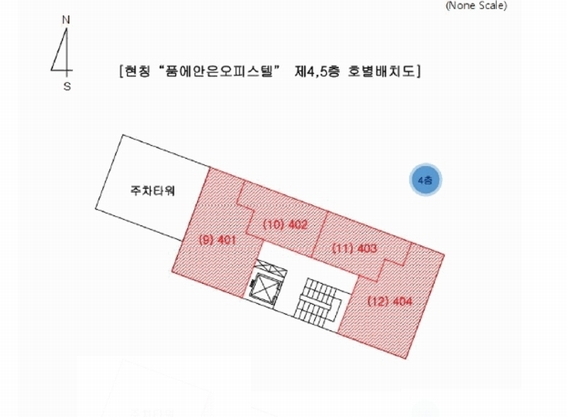 2024타경61119 부산광역시 금정구 동현로16번길 88, 품에안은오피스텔 4층 403호 오피스텔[계약7평형] 경매 이미지