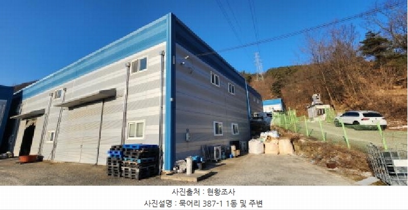 2025타경10125 경상북도 구미시 장천면 묵어리 387-1 공장 경매 이미지