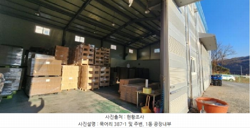 2025타경10125 경상북도 구미시 장천면 묵어리 387-1 공장 경매 이미지