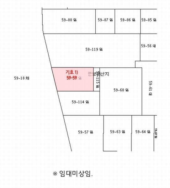 2025타경602 충청남도 서산시 대산읍 화곡리 59-59 임야 경매 이미지
