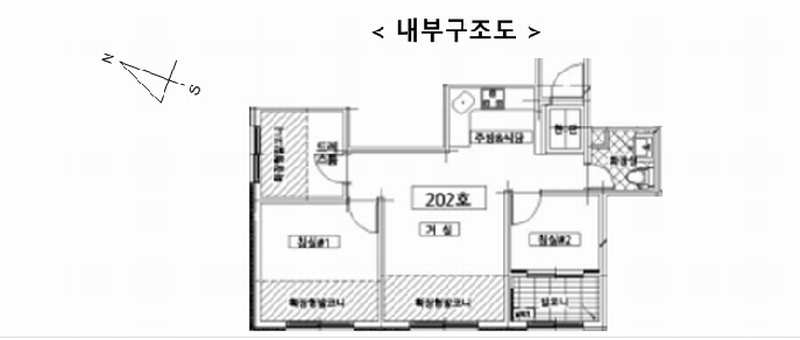 2025타경10436 서울특별시 강서구 강서로18바길 8, 윤하우스 2층 202호 다세대(빌라)[공급17평형] 경매 이미지