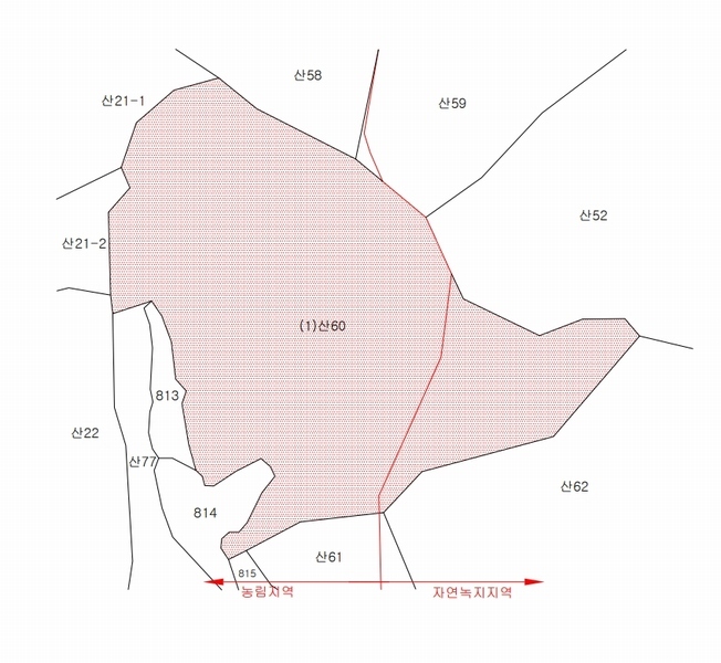 2025타경10833 경상북도 김천시 지례면 교리 산60 임야 경매 이미지