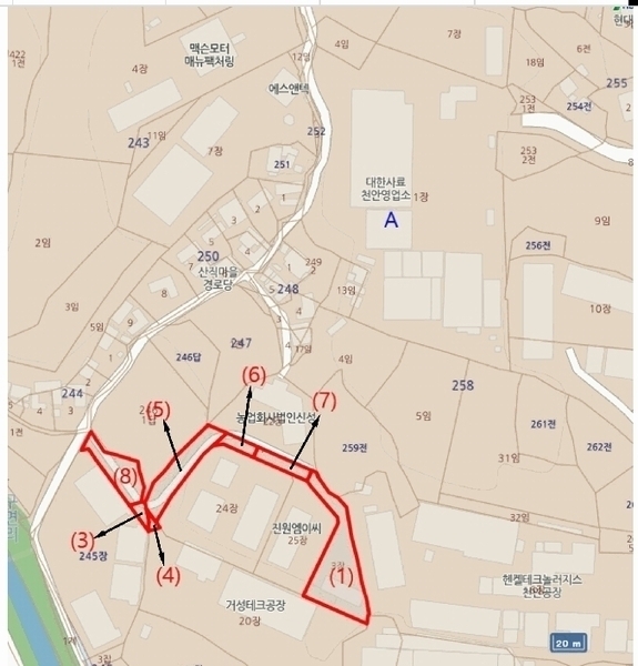 2025타경11483 충청남도 천안시 동남구 성남면 용원리 258-3 근린시설 경매 이미지