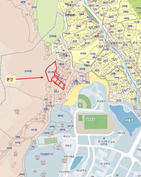 2025타경11509 충청남도 아산시 배방읍 세출리 산53 임야 경매 이미지