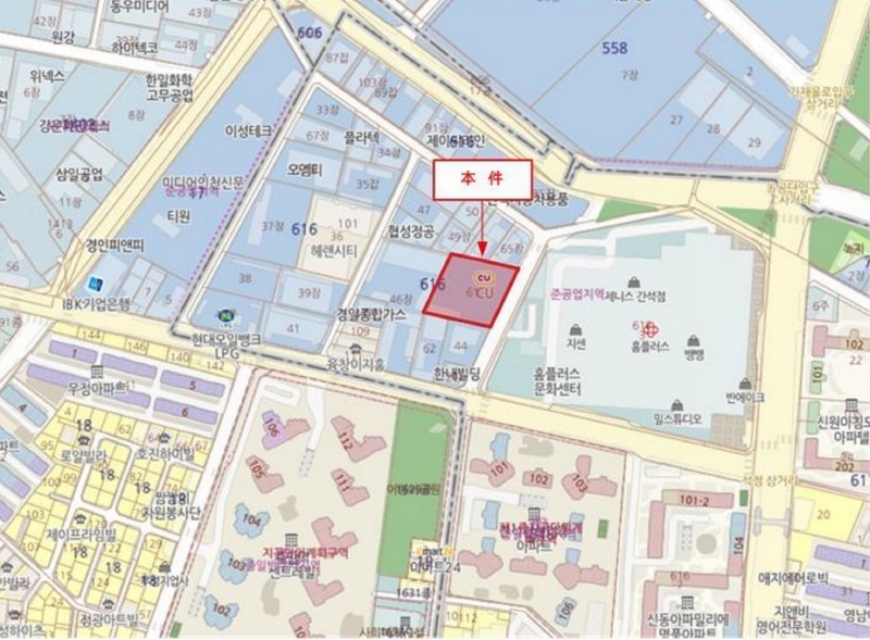 2025타경509934 인천광역시 남동구 염전로425번길 17, 에코파크힐 1층 102호 근린상가 경매 이미지