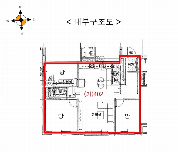 2026타경501687 인천광역시 부평구 부흥로333번길 19-2, 리코팰리스 4층 402호 오피스텔[계약29평형] 경매 이미지