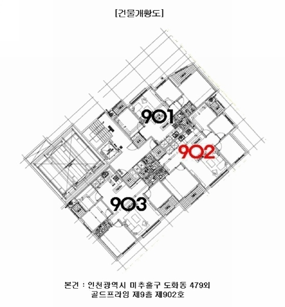 2026타경501663 인천광역시 미추홀구 경인로 274, 골드프라임 9층 902호 오피스텔 경매 이미지