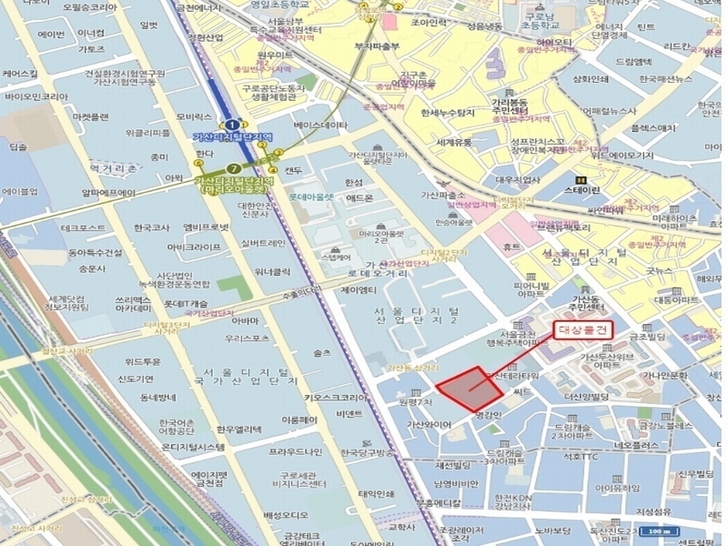 2023타경5332 서울특별시 금천구 벚꽃로24길 26, 에이스하이엔드타워클래식지식산업센터 8층 823호 아파트형공장 경매 이미지