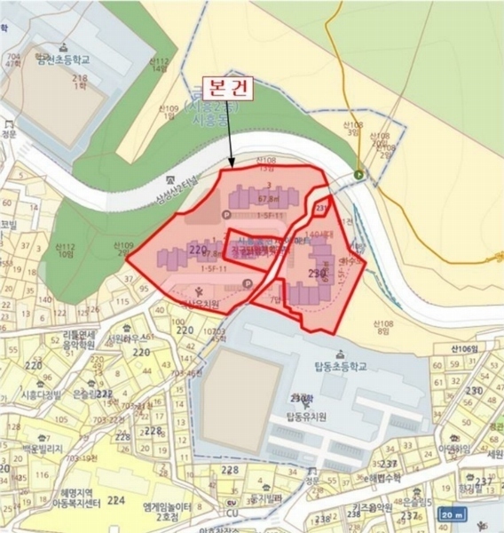 2024타경106263 서울특별시 금천구 탑골로3길 50, 현대아파트 1동 2층 208호 아파트[공급21평형] 경매 이미지