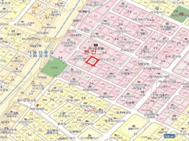 2024타경109248 서울특별시 강서구 화곡로42가길 5-6, 송원오피스텔 6층 602호 오피스텔[계약14평형] 경매 이미지
