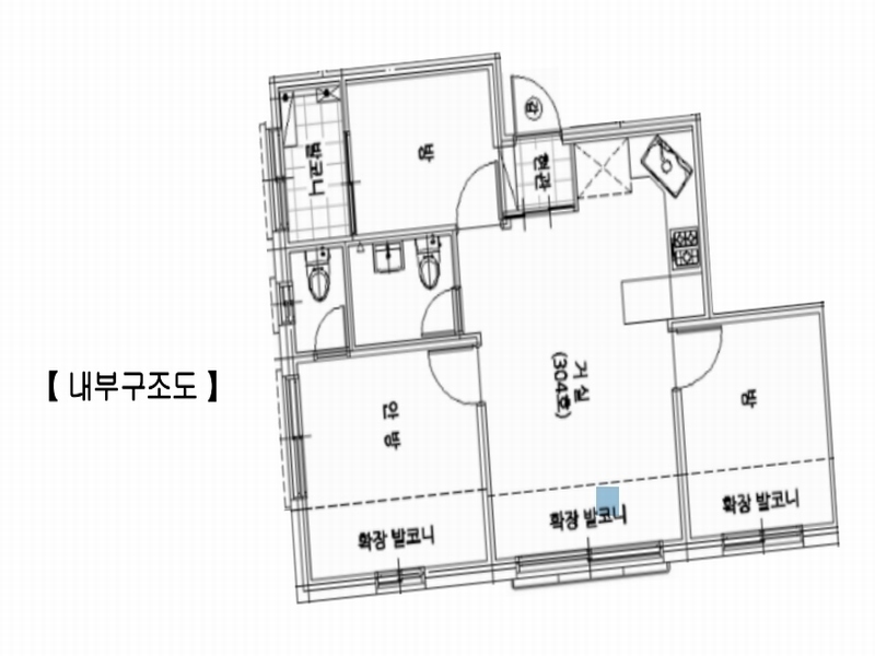 2024타경128652 서울특별시 금천구 문성로3길 35, 지에스프라임 3층 304호 다세대(빌라)[공급15평형] 경매 이미지
