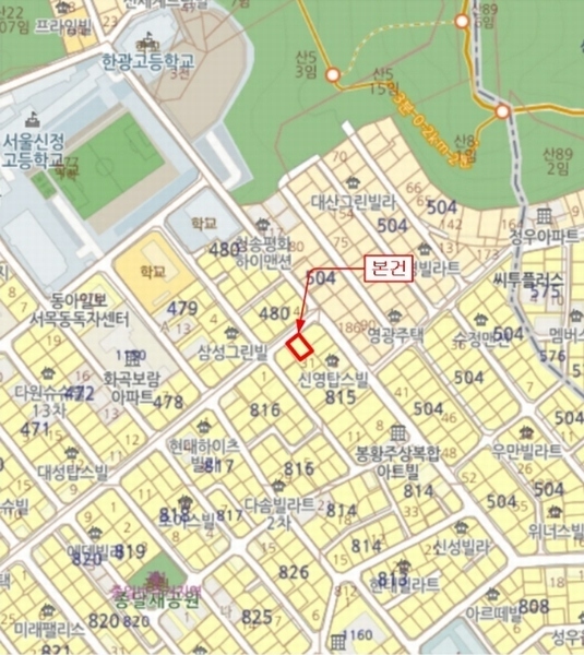 2024타경136561 서울특별시 강서구 등촌로13바길 5, 브릿지스톤 4층 401호 다세대(빌라)[공급12평형] 경매 이미지